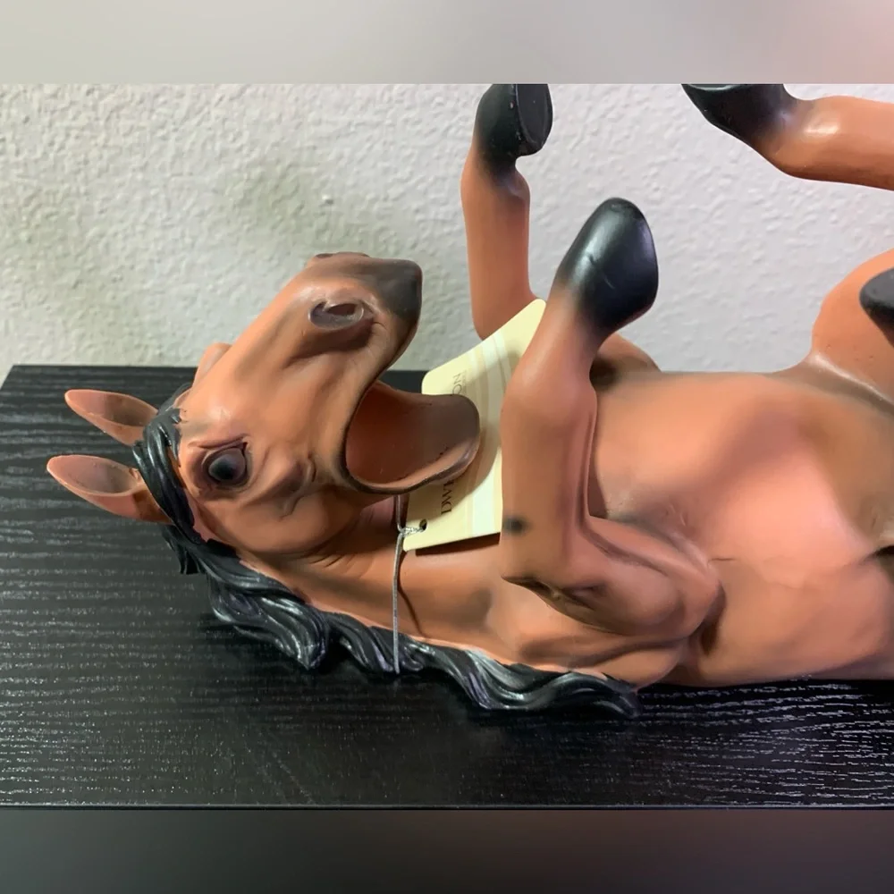 World of Wonders Chestnut Brown Arabian Horse Wine Holder New Country Bar